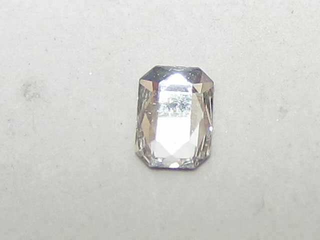 12pcs. EMERALD CUT 3.7x2.5mm CRYSTAL  STAR BRIGHT FLATBACK  Rhinestones